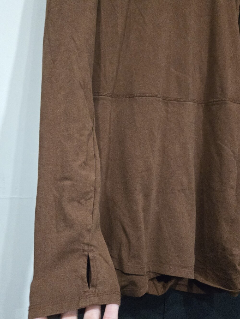 Brown Long Sleeve Skort Romper Large Nwt Free People Movement - Picture 2 of 4